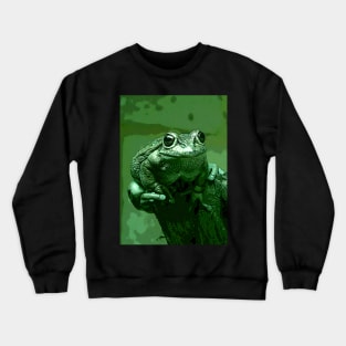 Little Green Frog Crewneck Sweatshirt